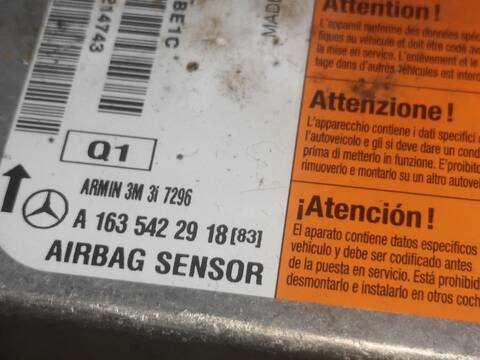 Centralita Airbag Mercedes Clase ML 230 612963