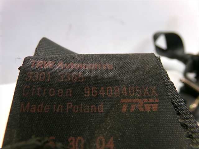 Foto 4ª: Cinturón Delantero Izquierdo Citroen C3 1.4 HDI 2002-2010 [8HX] (2004)