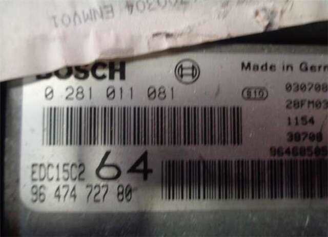 Foto 3ª: Centralita Motor ECU Peugeot 407 2.0 HDI 135 [RHR (DW10BTED4)]
