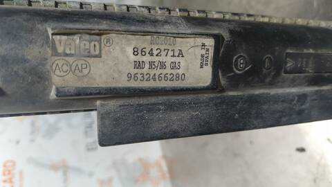 Foto 3ª: Radiador Motor Citroen Xsara 1.9 SD SX BERLINA 75CV 55KW (1998)