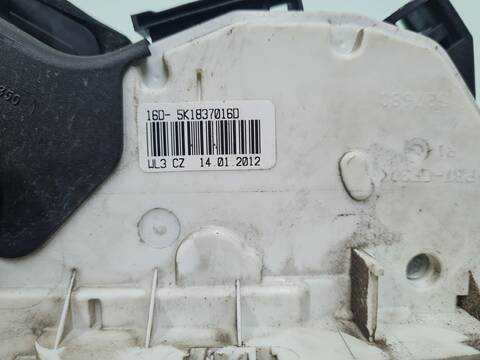 Foto 3ª: Cerradura Puerta Delantera Derecha Volkswagen Polo ADVANCE 75CV 55KW [CFWA] (2012)