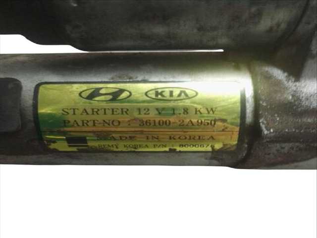 Foto 2ª: Motor de Arranque Hyundai i40 1.7 CRDI (2012)