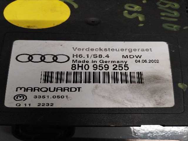 Foto 2ª: Centralita Check Control Audi A4 2.0 G G AWA (2004)