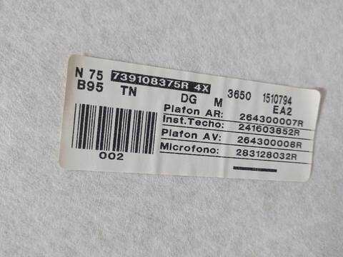 Foto 2ª: Techo Interior Renault Megane DYNAMIQUE 116CV (2008)