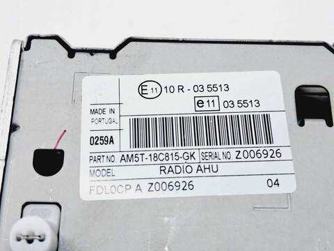 Foto 3ª: Sistema Audio Radio CD Ford C Max 1.0 ECOBOOST CAT 125CV 92KW [M1DA] (2012)