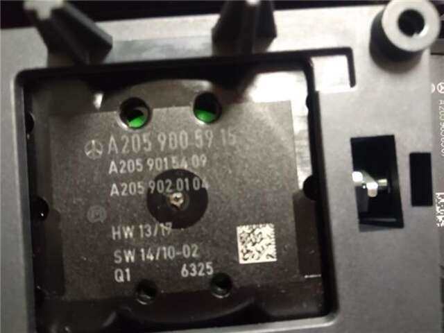 Foto 2ª: Mando Multifuncion Mercedes Clase C 160 2.1 C 220 BLUETEC - D (205.004) [2.1 LTR. - 125 KW CDI CAT]