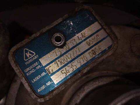 Foto 2ª: Turbocompresor Opel Combo FAMILIAR 69CV 51KW [Z13DT] (2006)