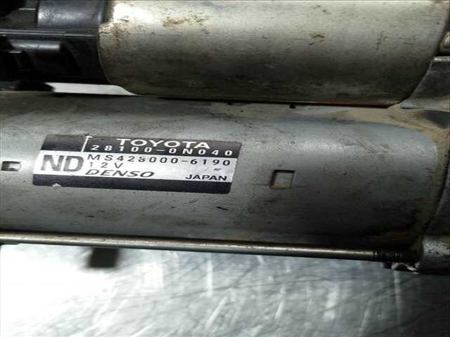 Foto 3ª: Motor de Arranque Toyota Yaris TS 90CV 66KW [1NDTV] (2010)