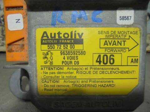 Foto 3ª: Centralita Airbag Peugeot 406 SRDT BERLINA 109CV 80KW [RHZ] (2000)