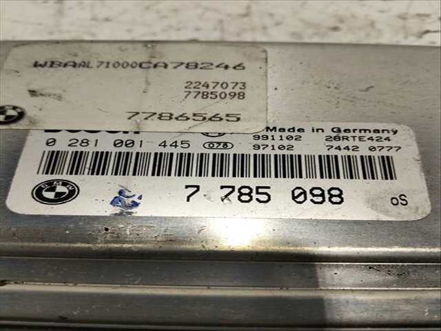 Foto 3ª: Centralita Motor ECU Bmw Serie 3 315 1.8 16V 116CV (1998)