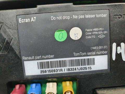 Foto 3ª: Sistema GPS Renault Megane D III BERLINA 5P DYNAMIQUE [F9QN870] (2011)