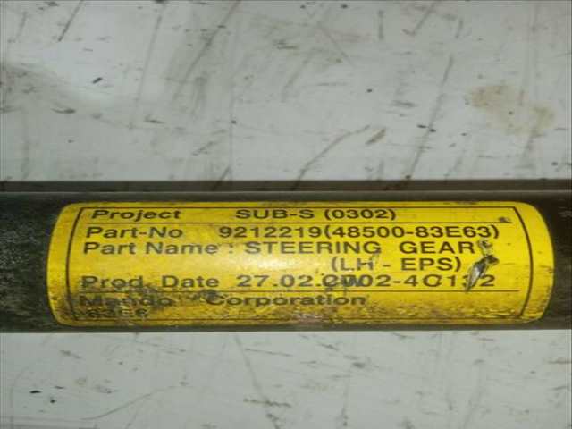 Foto 2ª: Cremallera de Direccion Opel Agila GASOLINA (2000)