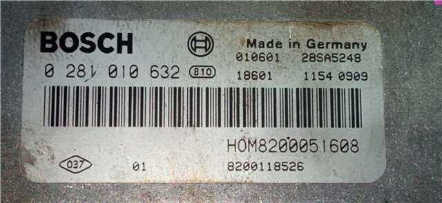 Centralita Motor ECU Renault Trafic 1.9D DCI 100CV