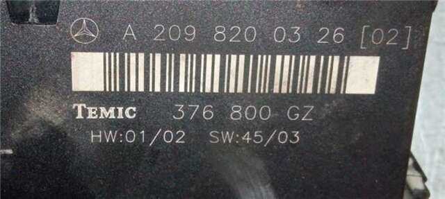 Centralita Motor ECU Mercedes Clase CLK 270 2.7 CDI 20V 125KW (209.316) CAT