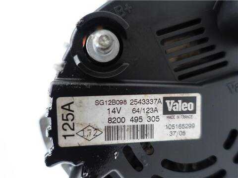 Foto 3ª: Alternador Nissan Primera 1.9 DCI BERLINA 120CV 88KW [D-F9Q] (2006)