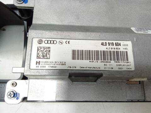 Foto 4ª: Sistema GPS Audi Q7 3.0 TDI V6 ADVANCE QUATTRO 176KW) [3 0 LTR. - 176 KW V6 24V TDI] 240CV [CASA] (2010)