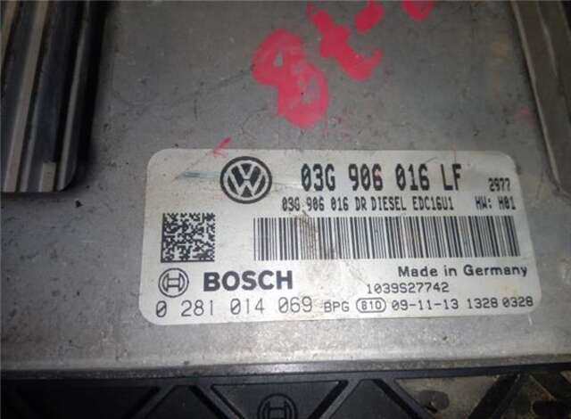 Centralita Motor ECU Volkswagen Caddy 2.0 FURG. [2.0 LTR. - 51 KW SDI]