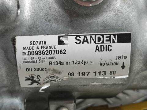 Foto 3ª: Compresor Aire Acondicionado Citroen Jumper 35 L3 PLUS SOLUTION BLUEHDI 140 140CV 103KW [4H03] (2020)