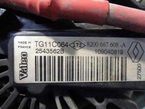 Foto 3ª: Alternador Dacia Logan AMBIANCE 86CV 63KW [K9K 8 7] (2010)