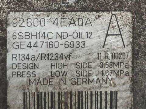 Foto 3ª: Compresor Aire Acondicionado Nissan Qashqai 1.5 DCI (2013)