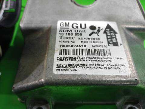 Foto 2ª: Kit Airbag Opel Zafira 1.9 CDTI CAT Z 19 DTL) 101CV [D/ Z19DT] (2005)