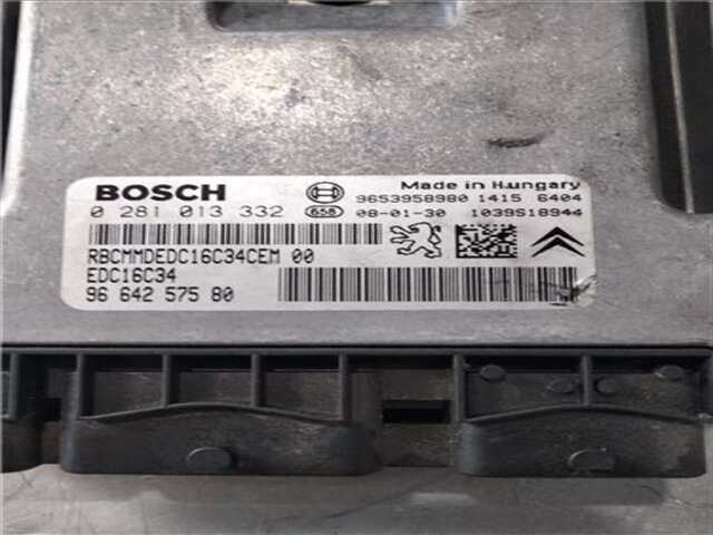 Foto 2ª: Centralita Motor ECU Peugeot 307 1.6 D-SIGN [1.6 LTR. - 80 KW HDI] [9HZ]