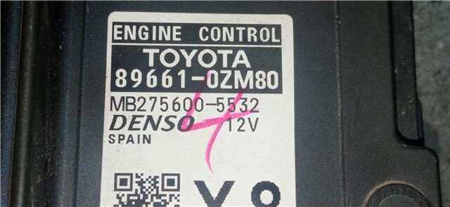 Centralita Motor ECU Toyota Auris 1.2 ACTIVE [1.2 LTR. - 85 KW 16V TURBO CAT]