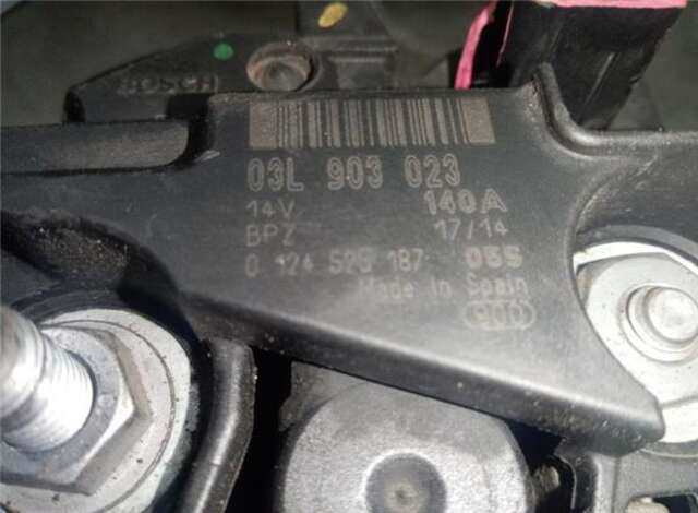 Alternador Volkswagen Touran 1.4 HIGHLINE [1.4 LTR. - 103 KW 16V TSI (1390 CM3)]
