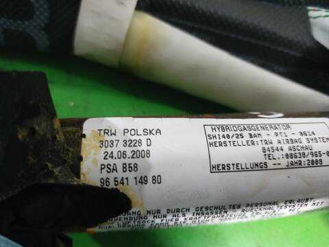 Foto 3ª: Airbag Cortina Delantero Derecho Citroen C4 EXCLUSIVE AUT. 109CV [9HZDV6TED4] (2006)