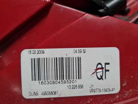 Foto 2ª: Piloto Trasero Izquierdo Opel Insignia 2.0 16V CDTI 160CV 118KW [A 20 DTH] (2009)