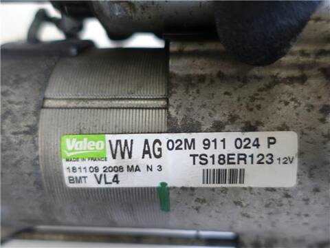 Foto 3ª: Motor de Arranque Volkswagen Passat 2.0 TDI 16V BERLINA 140CV 103KW [CBA] (2010)