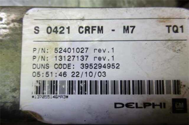 Foto 3ª: Intercooler Opel Meriva 1.7 BLUE LINE [1.7 LTR. - 55 KW 16V DTI CAT (Y 17 DT - LR6)]