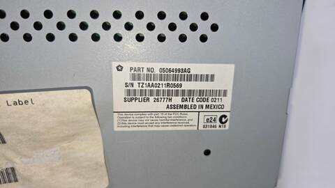 Foto 2ª: Pantalla Multifuncion Fiat Freemont 939B5000 AUT. (2012)