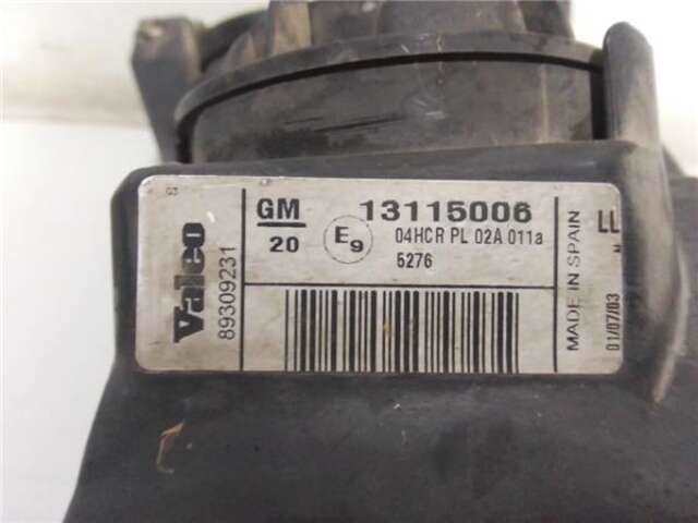 Foto 3ª: Faro Izquierdo Opel Corsa 1.7 CLUB [1.7 LTR. - 55 KW 16V DTI CAT (Y 17 DT - LR6)]