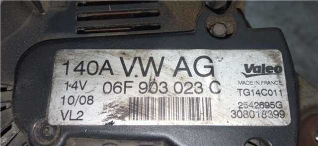 Alternador Volkswagen Golf 2.0 GTI