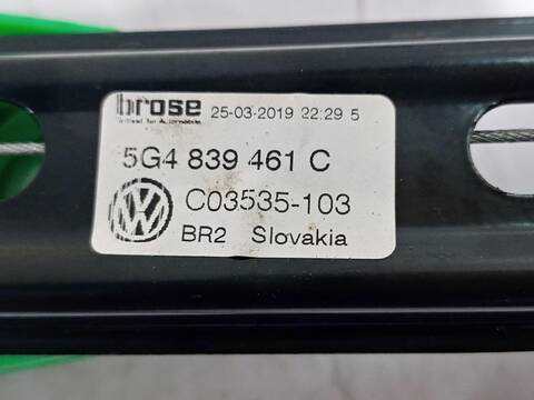 Foto 3ª: Elevalunas Manual Trasero Izquierdo Volkswagen Golf COMFORTLINE BLUEMOTION AUT. 150CV (2013)