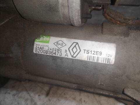 Motor de Arranque Renault Megane K9K832 BERLINA III BERLINA 5P