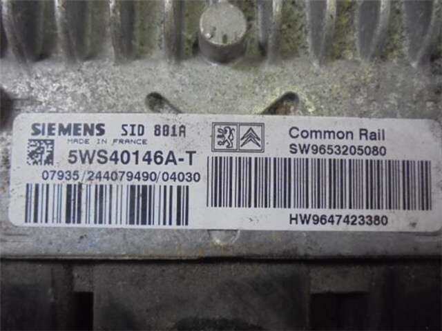 Foto 2ª: Centralita Motor ECU Peugeot Partner 2.0 HDI [RHY (DW10TD)]