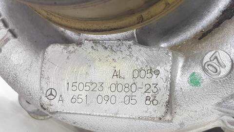 Foto 3ª: Turbocompresor Mercedes Clase B 150 2.1 CDI 136CV [651930] (2011)