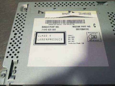 Foto 2ª: Sistema Audio Radio CD Nissan Qashqai TEKNA 150CV 110KW [M9R832] (2008)