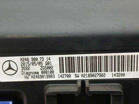 Foto 3ª: Sistema GPS Mercedes Clase B 150 B 180 CDI 246.212) 109CV 80KW [607951 O(K9K6)] (2015)