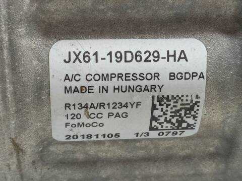 Foto 3ª: Compresor Aire Acondicionado Ford Focus ST-LINE 125CV 92KW [B7DA] (2019)