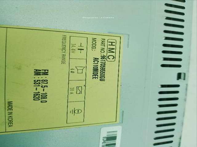 Foto 3ª: Sistema Audio Radio CD Hyundai H350 2.5 CRDI (2015)