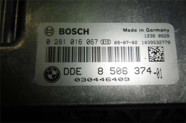 Centralita Motor ECU Bmw Serie 3 315 2.0 320D [2.0 LTR. - 130 KW TURBODIESEL CAT]