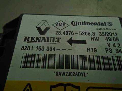 Foto 3ª: Centralita Airbag Dacia Duster 1.5 DCI DIESEL FAP CAT 90CV 66KW [K9K E8] (2012)