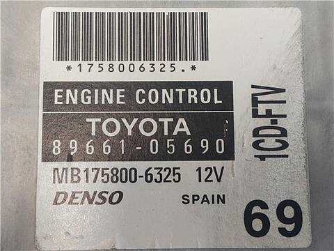 Foto 3ª: Centralita Motor ECU Toyota Avensis 2.0 D4-D EXECUTIVE BERLINA 5-PTAS.) 116CV 85KW [1CD-FTV (85KW)] (2003)