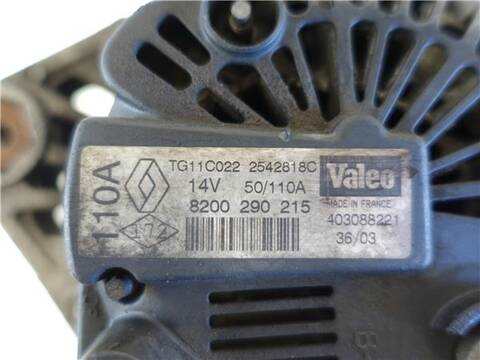 Foto 3ª: Alternador Renault Megane 1.9 DCI BM0G CM0G) 120CV 88KW II BM0/1_ CM0/1_) [D/ F9Q B 8] (2003)