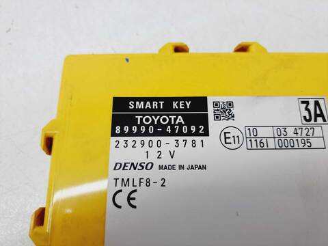 Foto 2ª: Centralita Motor ECU Toyota Prius ADVANCE 99CV 73KW [2ZR] (2016)
