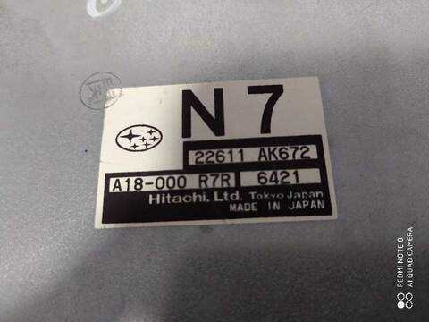 Foto 2ª: Centralita Motor ECU Subaru Forester 2.0 158CV 116KW [EJ20] (2006)