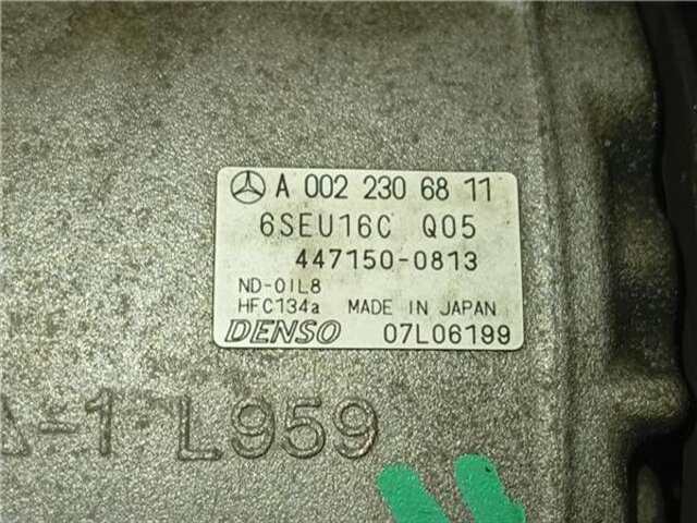 Foto 2ª: Compresor Aire Acondicionado Mercedes Clase A 140 1.5 A 160 (169.031) [1.5 LTR. - 70 KW CAT] [M 266.920]